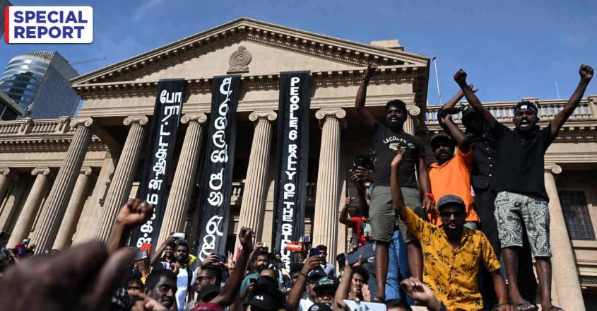 Srilankan Protest